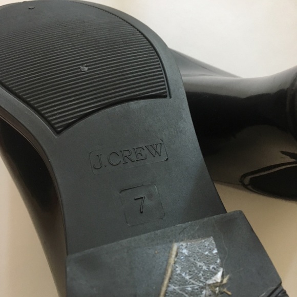Black JCREW rain boots - Picture 3 of 3